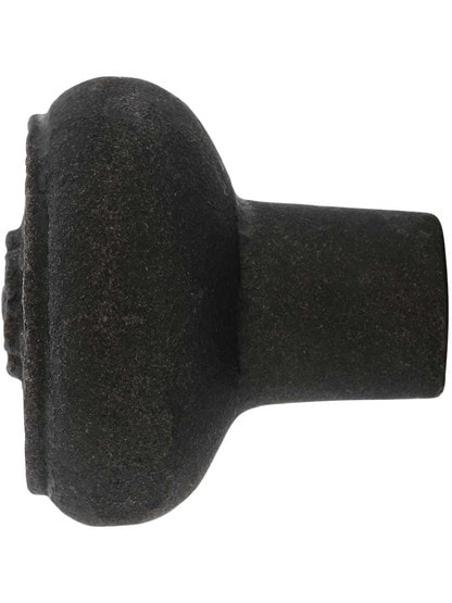 Alternate View of Pisano Cast-Iron Cabinet Knob.