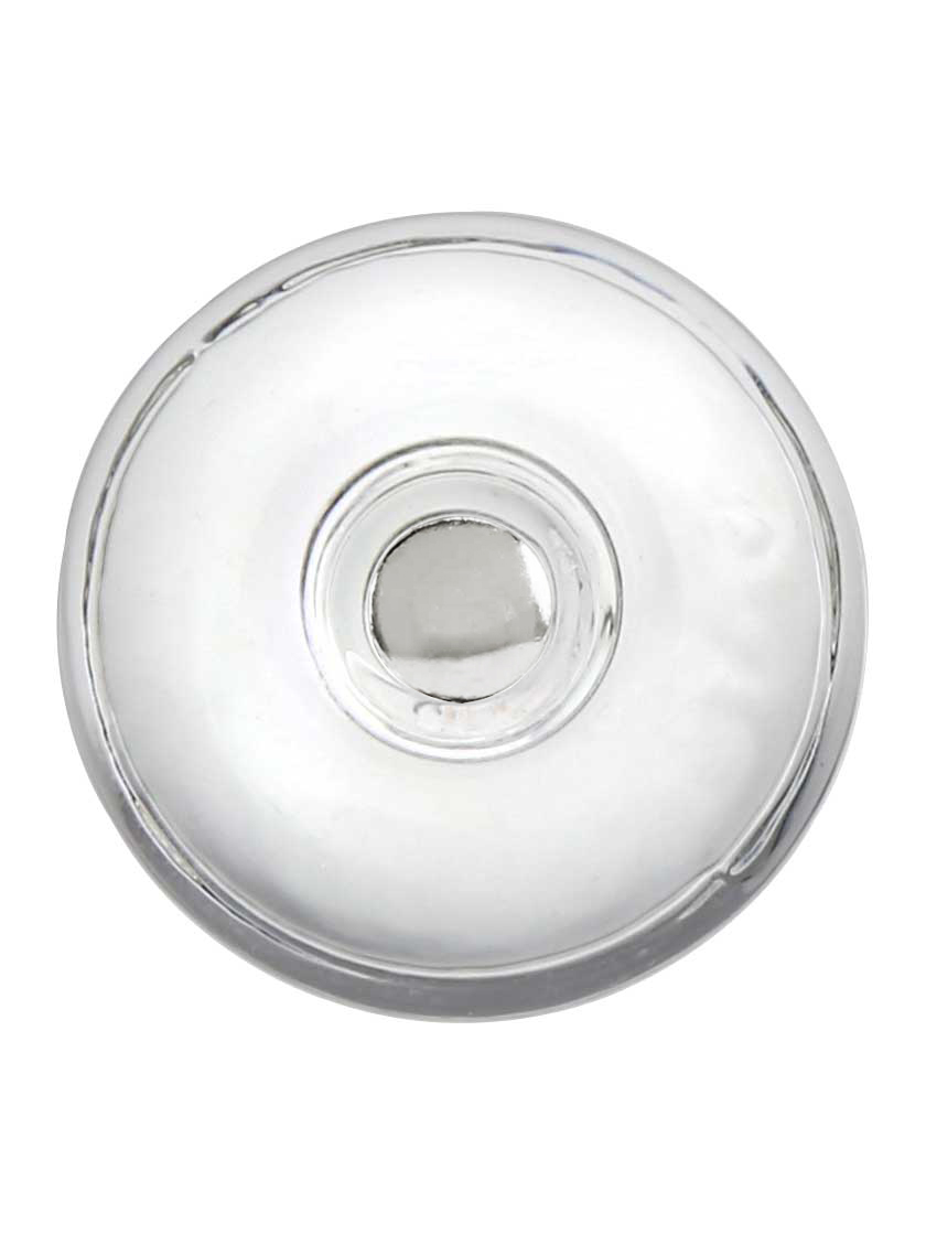 Alternate View 2 of Round Glass Cabinet Knob With Nickel Bolt
