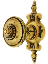 Portobello Jeweled Knob With Pembridge Back Plate