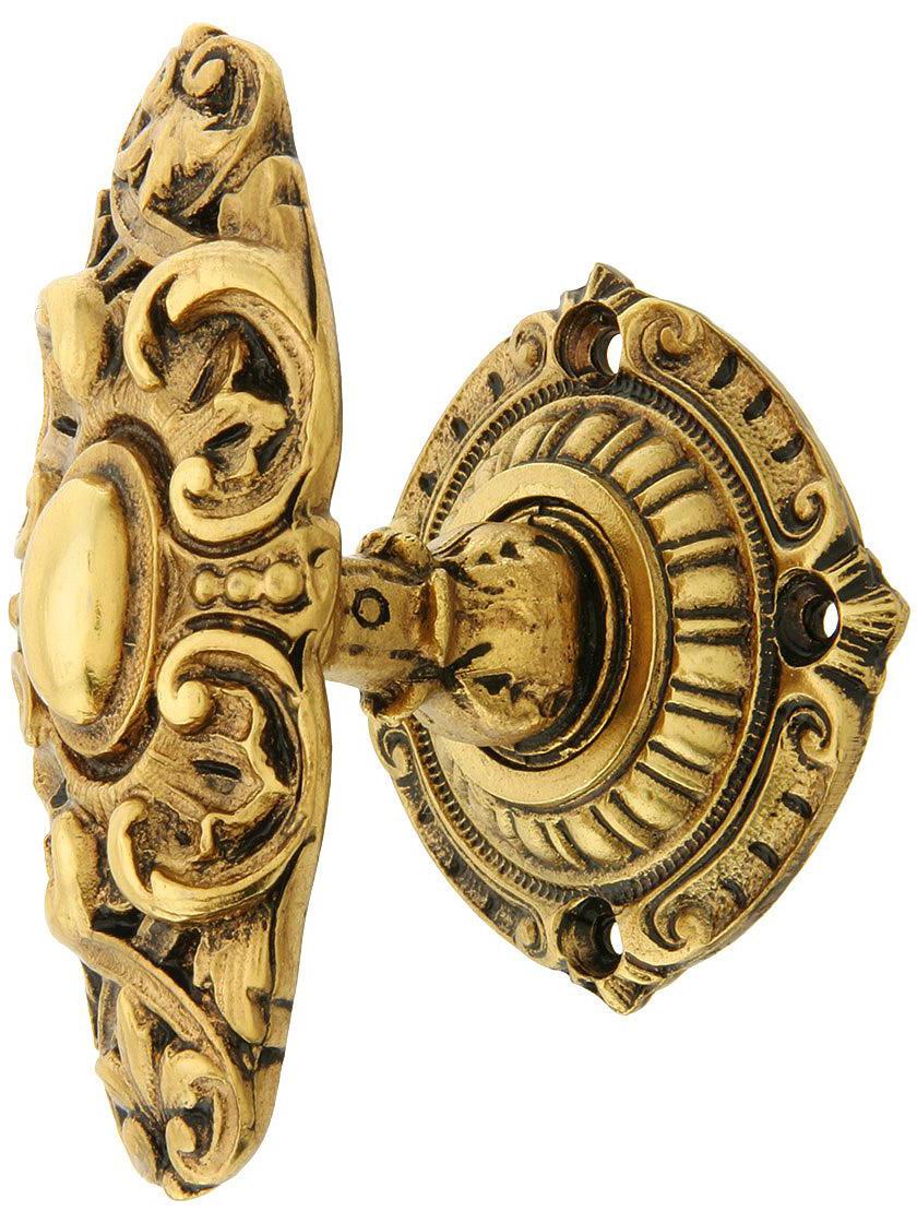 Queensway Knob With Queensway Back Plate House of Antique