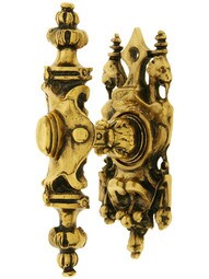 Pembridge Cabinet Knob With Griffin Back Plate