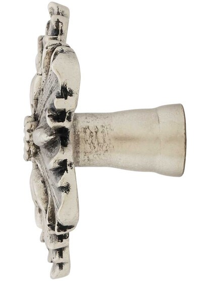 Alternate View of Opulent Flower Cabinet Knob - 1 5/8 inch Diameter.