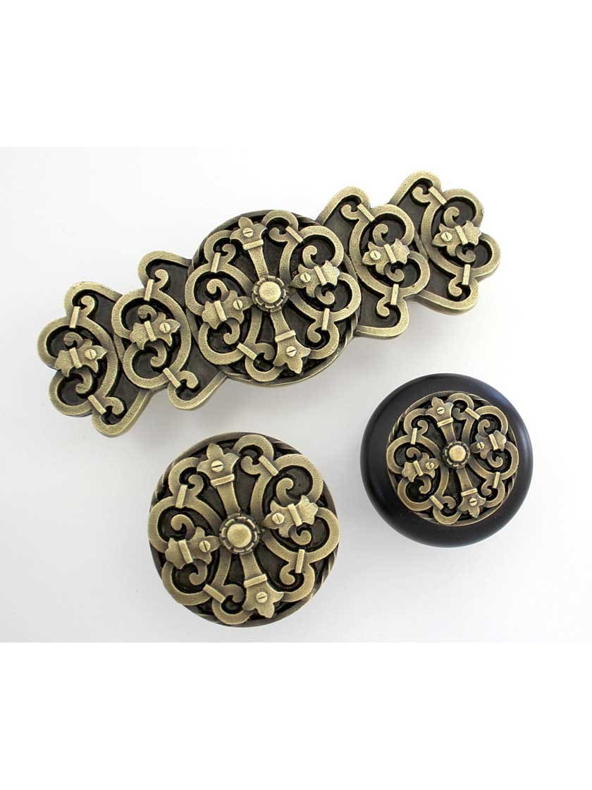 Alternate View of Chateau Cabinet Knob - 1 9/16 inch Diameter.