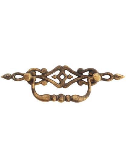 Toscana Bail Pull With Back plate - 3 3/4 inch Center-to-Center.