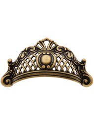 3 13/16" Baroque Bin Pull - 2 1/2" Center-to-Center