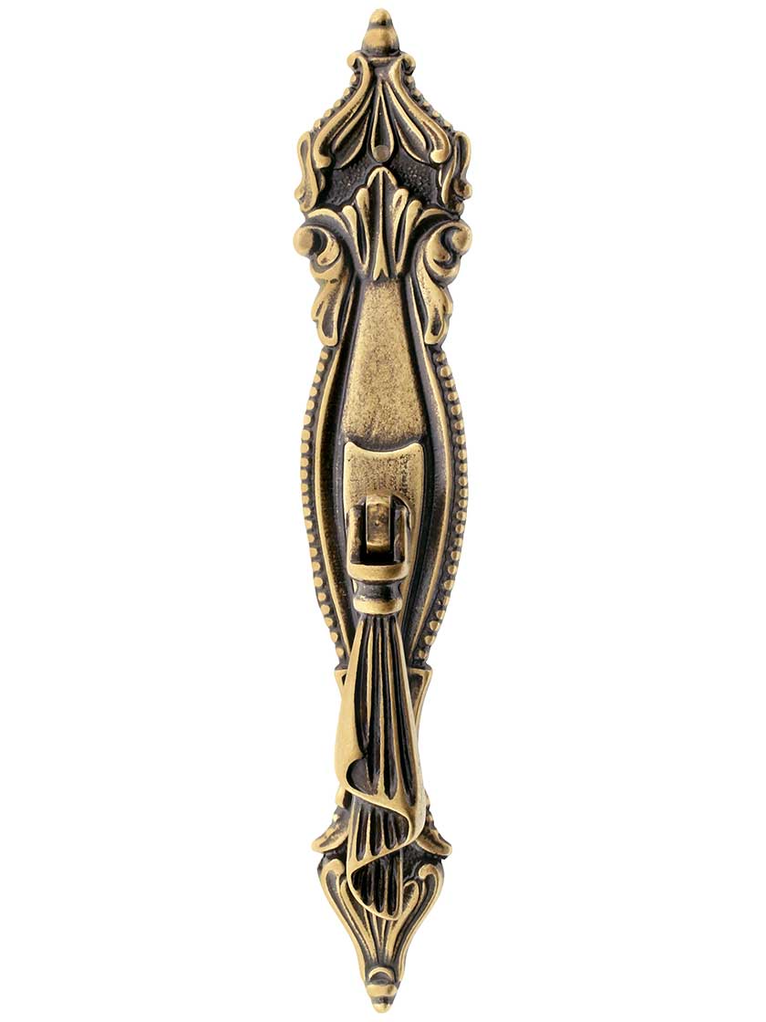 Swag Pendant Door Pull in Antique Brass DarkHouse of Antique