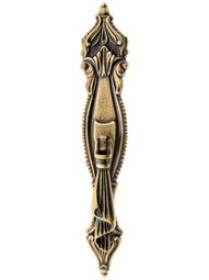 Swag Pendant Cabinet Door Pull in Antique Brass Dark.