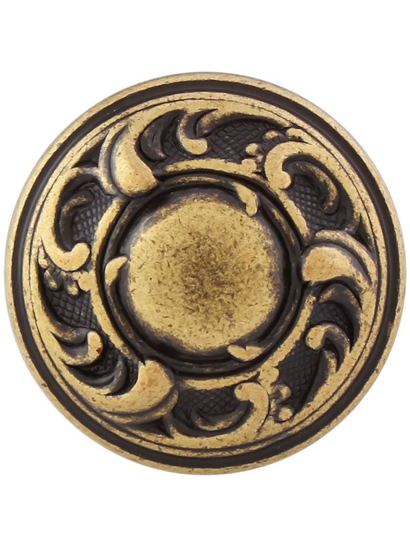 Alternate View 2 of Scroll Design Cabinet Knob - 1 inch Diameter.