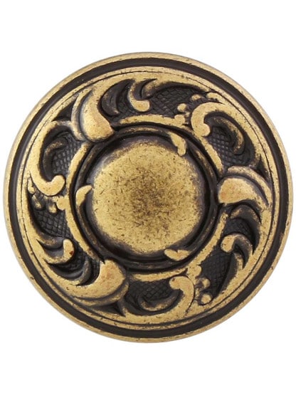 Alternate View 2 of Scroll Design Cabinet Knob - 1 inch Diameter.