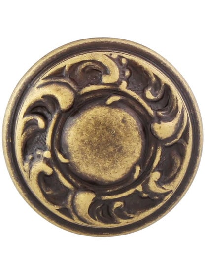 Alternate View 2 of Scroll Design Cabinet Knob With Choice Of Finish.