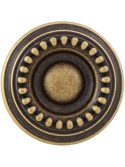 Alternate View 2 of Beaded Round Cabinet Knob - 1 1/4 inch Diameter.