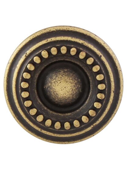 Alternate View 2 of Beaded Round Cabinet Knob - 1 inch Diameter.