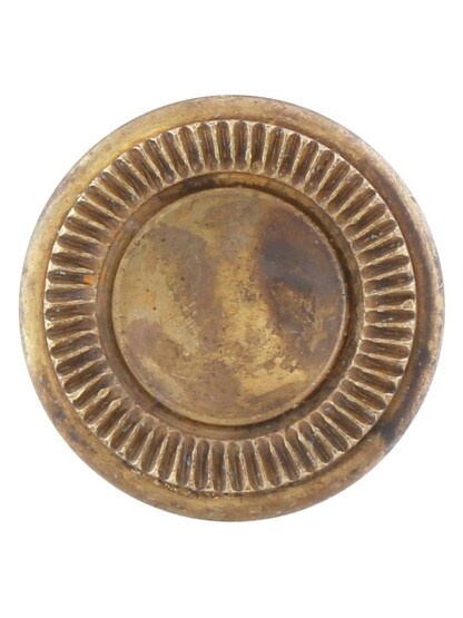 Alternate View 2 of Knurled Edge Cabinet Knob - 1 inch Diameter.