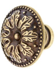 Small Leaf Cabinet Knob - 1" Diameter