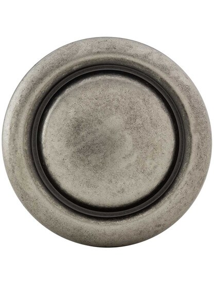 Alternate View 4 of Ringed Edge Round Cabinet Knob - 1 3/16 inch Diameter.