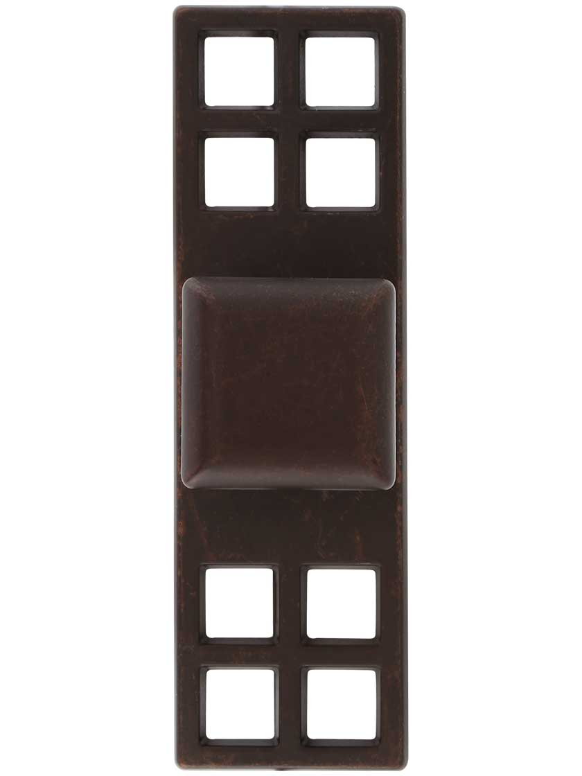 Alternate View 2 of Mackintosh Cabinet Knob With Pierced Backplate