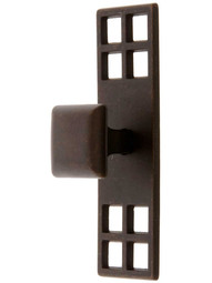 Mackintosh Cabinet Knob With Pierced Backplate