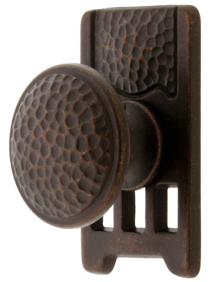 Roycroft Cabinet Knob With Short Backplate