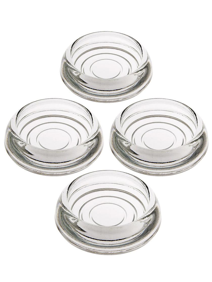 Set of 4 Glass Furniture Caster Cups 3