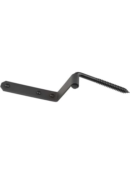 Alternate View of Set of 4 1/4-Inch Connecticut Style Shutter Hinges With 2 3/16-Inch Offset.