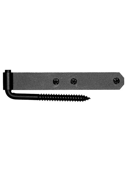 Alternate View of Set of 6 1/4-Inch Connecticut Style Shutter Hinges Flush Mounted.