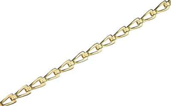 Plated-Steel Sash Chain - #45.
