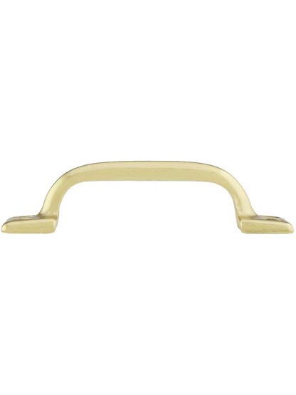 Alternate View of Bar Style Sash Lift In Plated, Cast Aluminum
