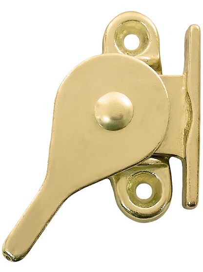 Brass Finish Aluminum Window Sash Stay.