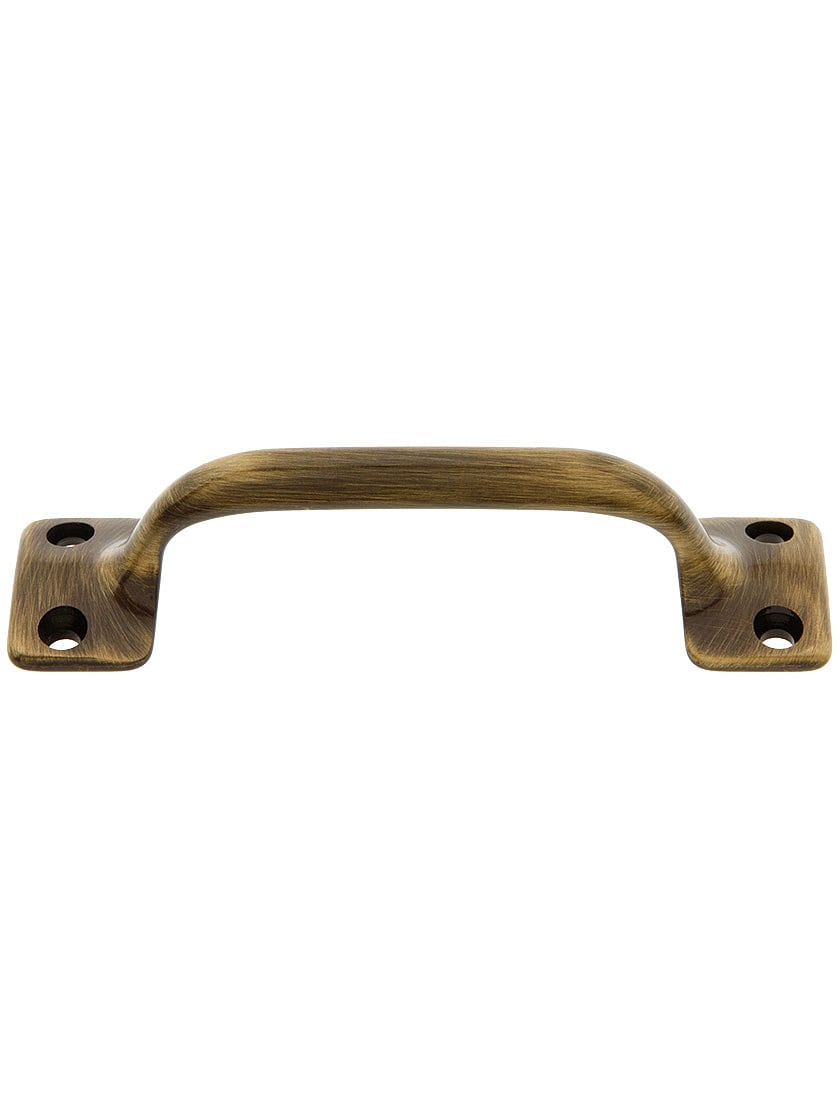 13avail Antique Vintage Cast Iron Window Sash Pull Finger Lift Handle Plate Door 