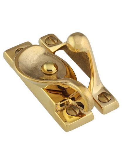 Alternate View of Solid-Brass Crescent Sash Lock.