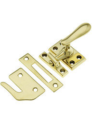 Large Solid Brass Casement Latch With 5 Finishes