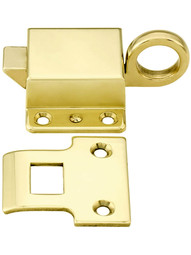 Solid Brass Transom Window Latch With Choice of Finish
