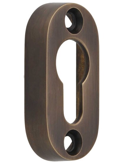 Solid-Brass Transom Pole Hanger in Antique-By-Hand.