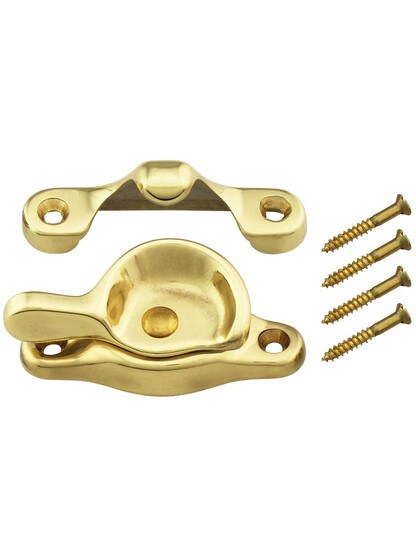 Alternate View 3 of Traditional Solid Brass Sash Lock