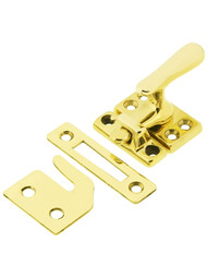 Solid Brass Casement Latch Set With 6 Finishes