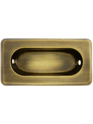Beveled Edge Recessed Sash Lift In Antique-by-Hand
