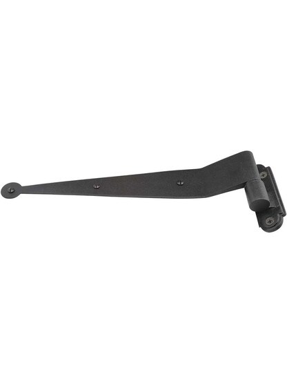 Alternate View of Pair of 3/4-Inch Offset Galvanized Iron Shutter Strap Hinges With Plate Pintles.