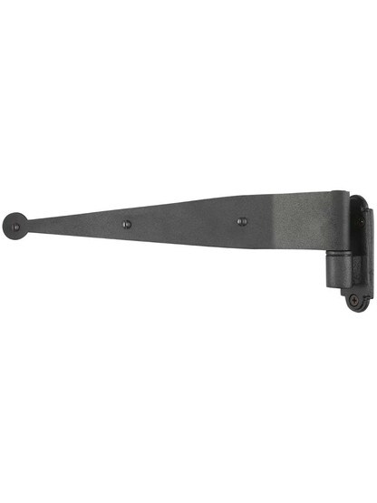 Alternate View 4 of Pair of 3/4-Inch Offset Galvanized Iron Shutter Strap Hinges With Plate Pintles.