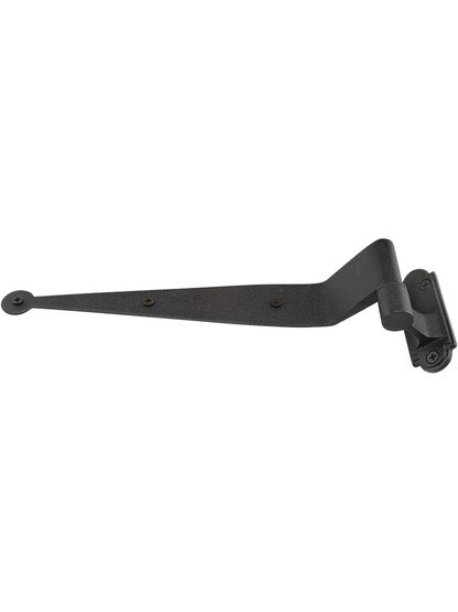 Alternate View of Pair of 1 1/2-Inch Offset Galvanized Iron Shutter Strap Hinges With Plate Pintles.
