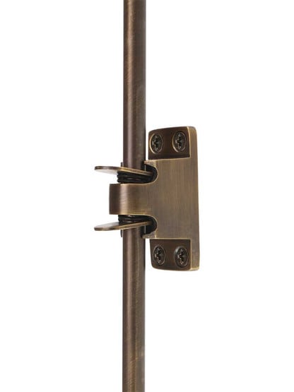 Alternate View 3 of Solid Brass Transom Operator in Antique By Hand Finish