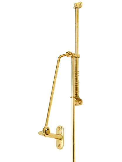 Alternate View of Solid Brass Transom Operator.