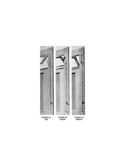 Alternate View 4 of Solid Brass Transom Operator.