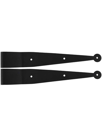 Pair of Tapered Shutter Straps with 3/4 inch Offset.
