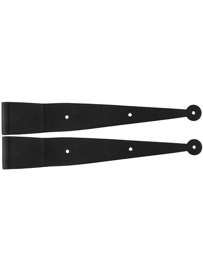 Pair of Tapered Shutter Straps with 1 1/2 inch Offset.