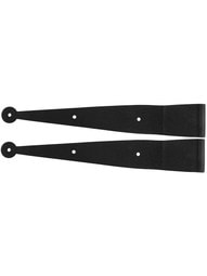 Pair of Tapered Shutter Straps with 1 1/2" Offset
