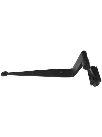 Alternate View of Pair of Shutter Strap Hinges with Plate Pintles - 2 1/4 inch Offset.