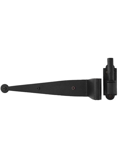 Alternate View 2 of Pair of Shutter-Strap Hinges with Plate Pintles - 3 1/4 inch Offset.