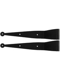 Pair of Tapered Shutter Straps With 3 1/4" Offset