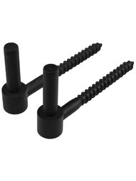 Pair of 4" Lag Bolt Pintles - 7/16" Diameter