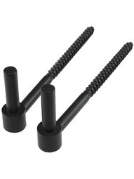 Pair of 6" Lag Bolt Pintles - 7/16" Diameter